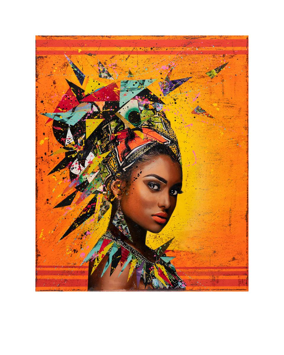 Miss Orange 70x100